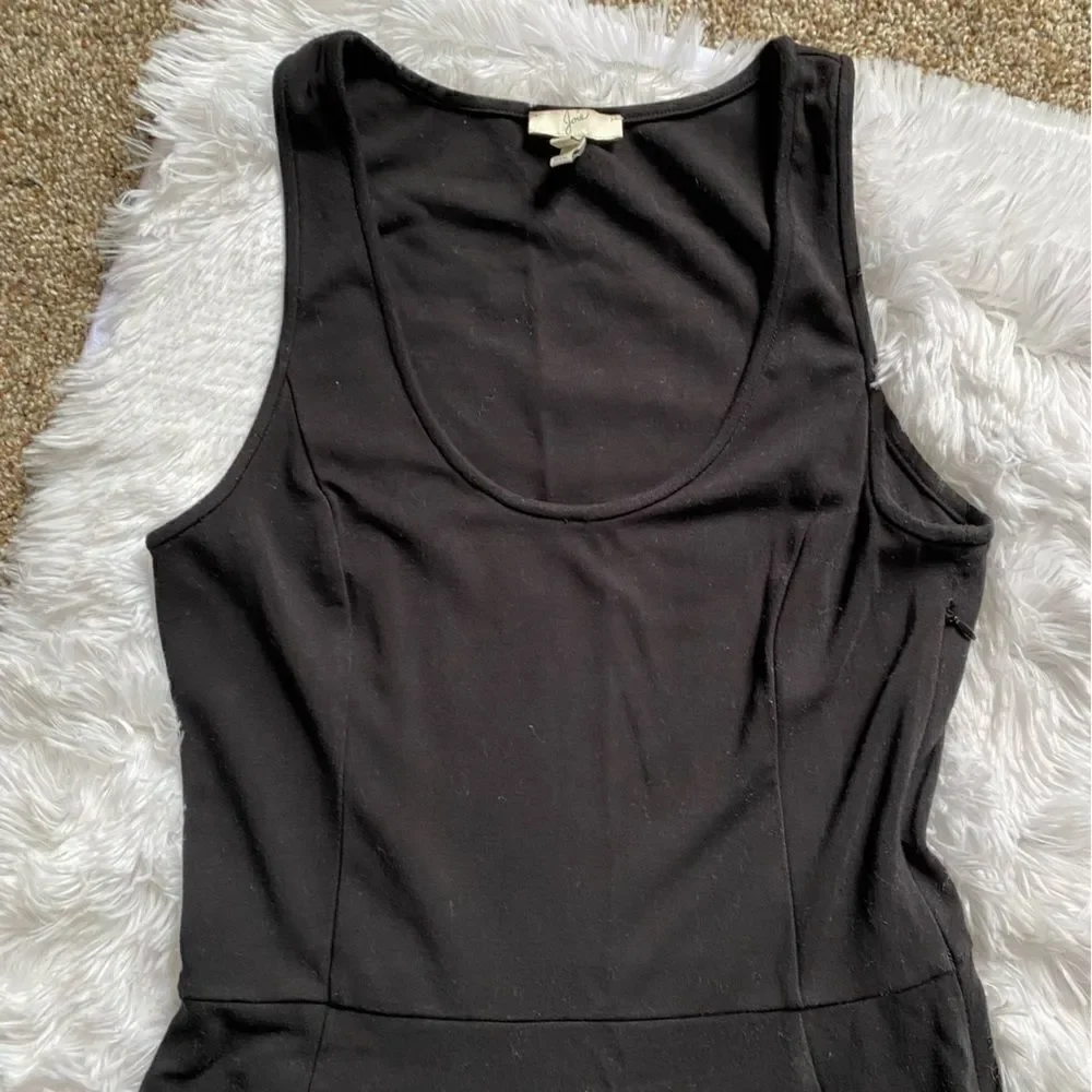 Joie Dress Sleeveless Black Flowy Stretchy Skater Rayon Spandex Women’s Sz Small
